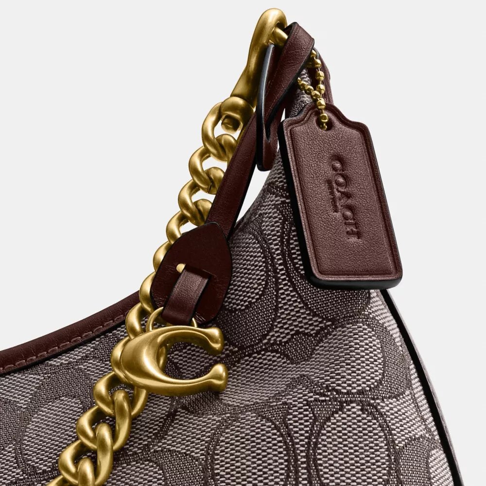 Borsa a spalla Juliet 25 in jacquard esclusivo