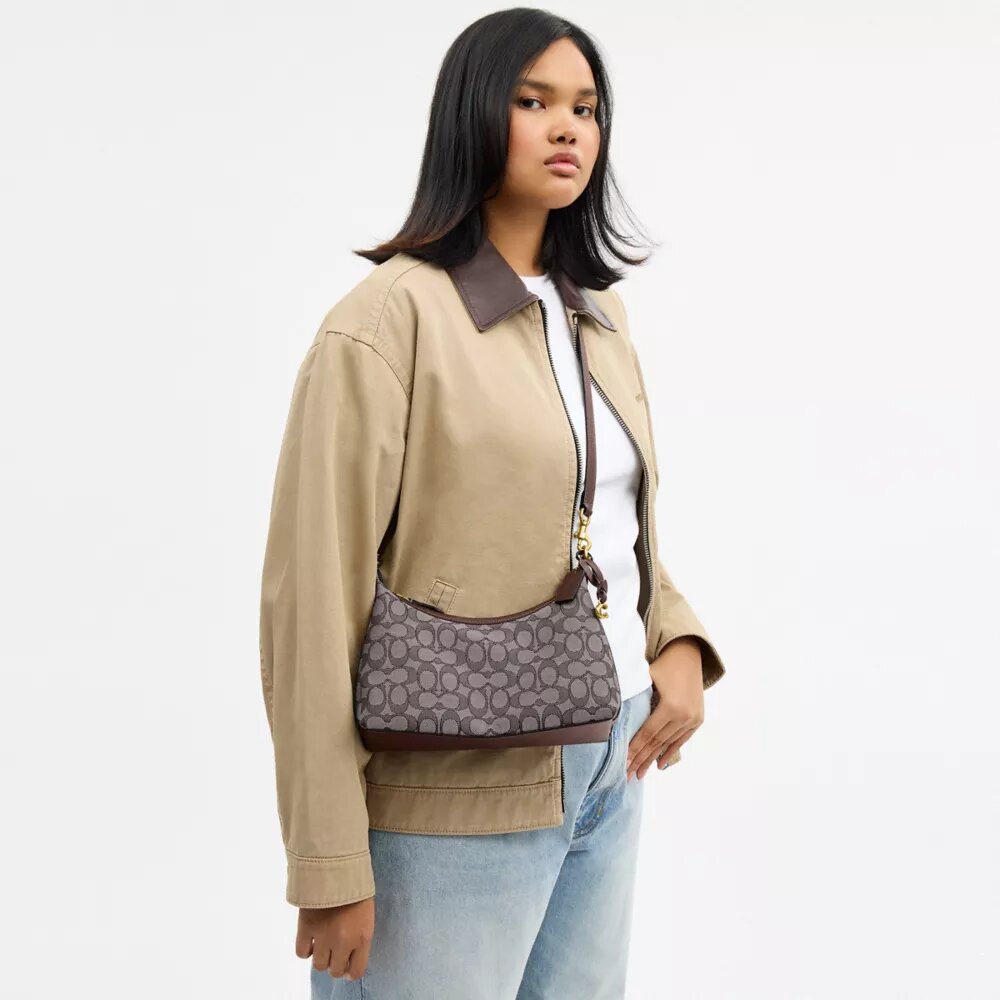 Borsa a spalla Juliet 25 in jacquard esclusivo