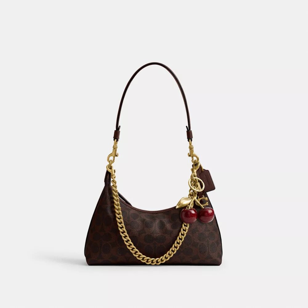 Borsa a spalla Juliet 25 in Signature Canvas