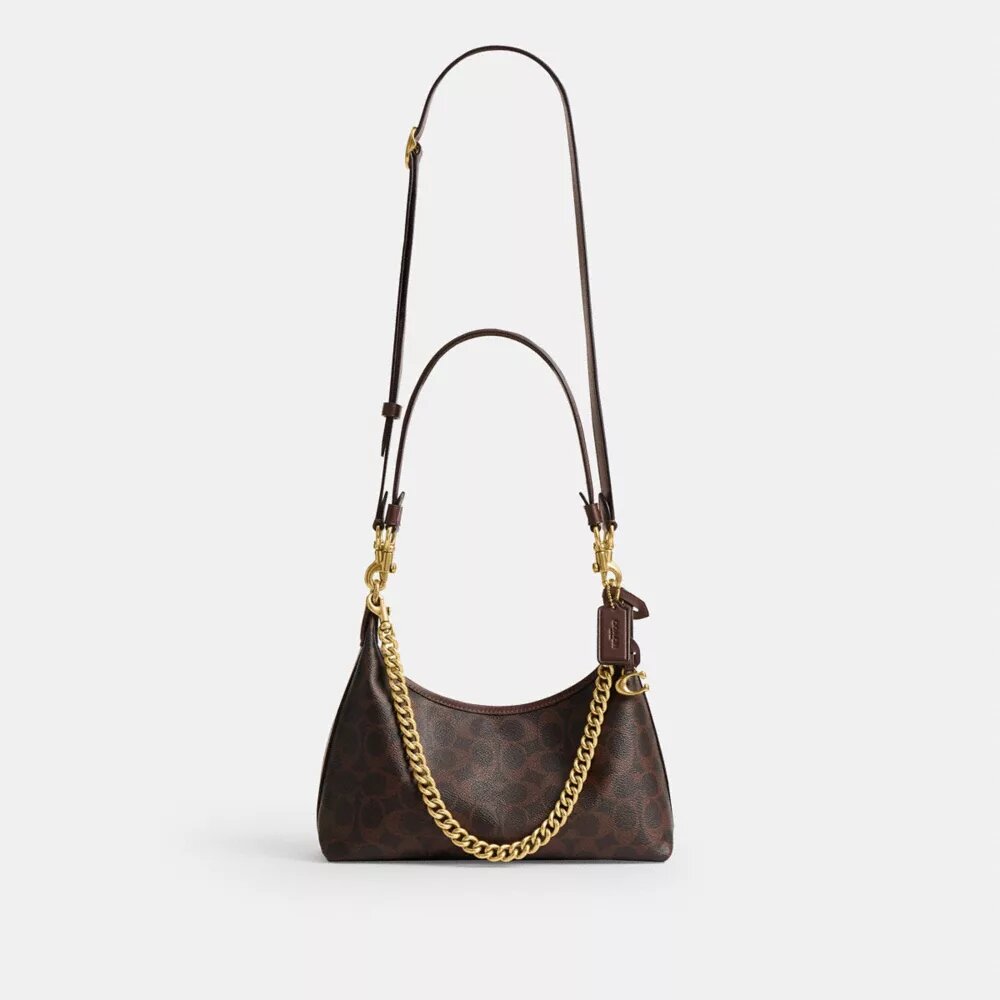 Borsa a spalla Juliet 25 in Signature Canvas