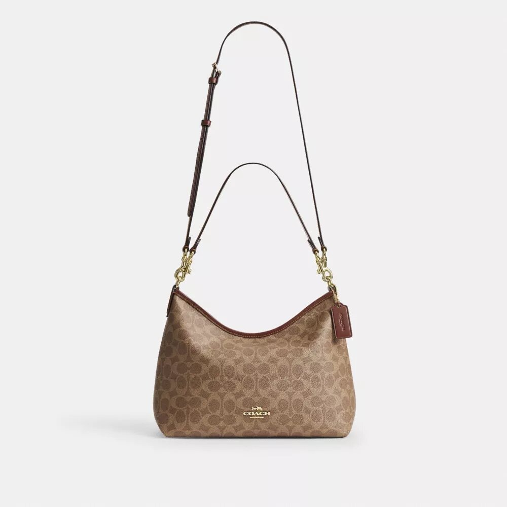 Borsa a spalla Laurel in Signature Canvas