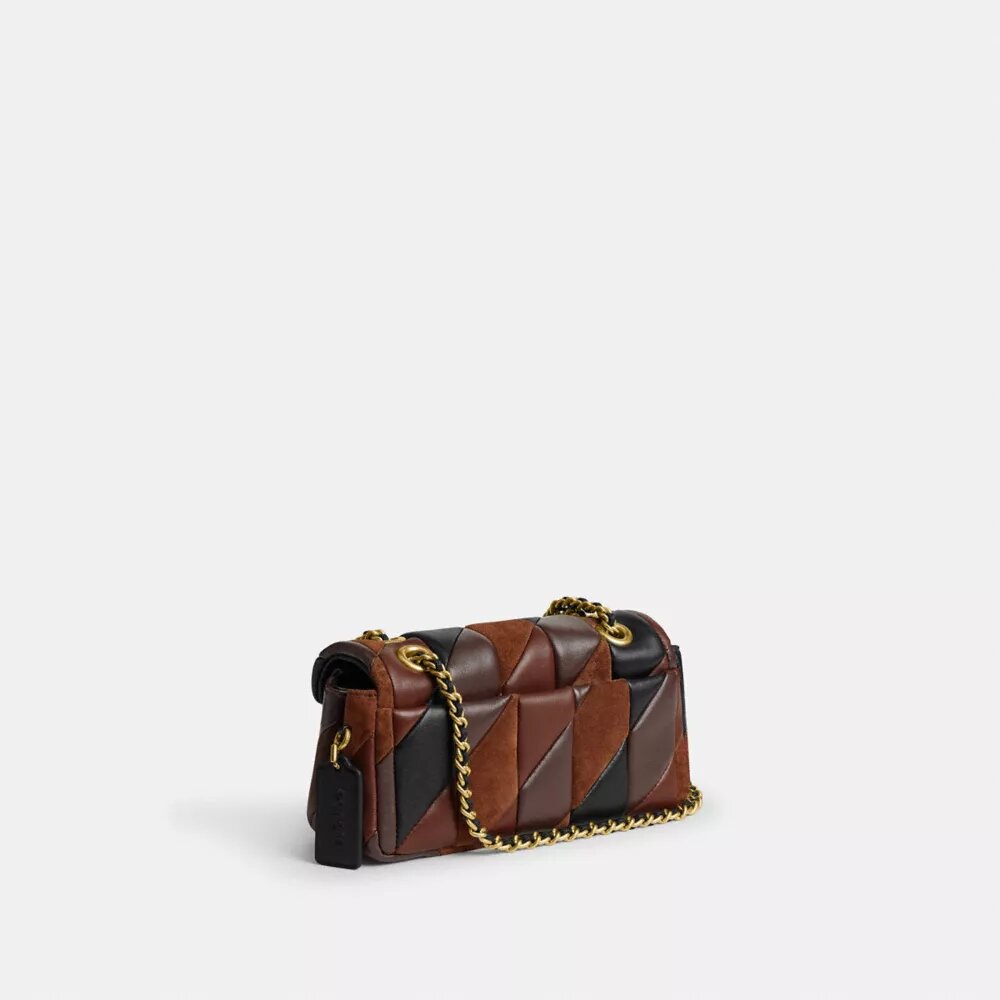Borsa a spalla Tabby 20 con trapuntatura patchwork