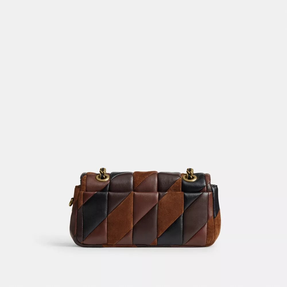 Borsa a spalla Tabby 20 con trapuntatura patchwork