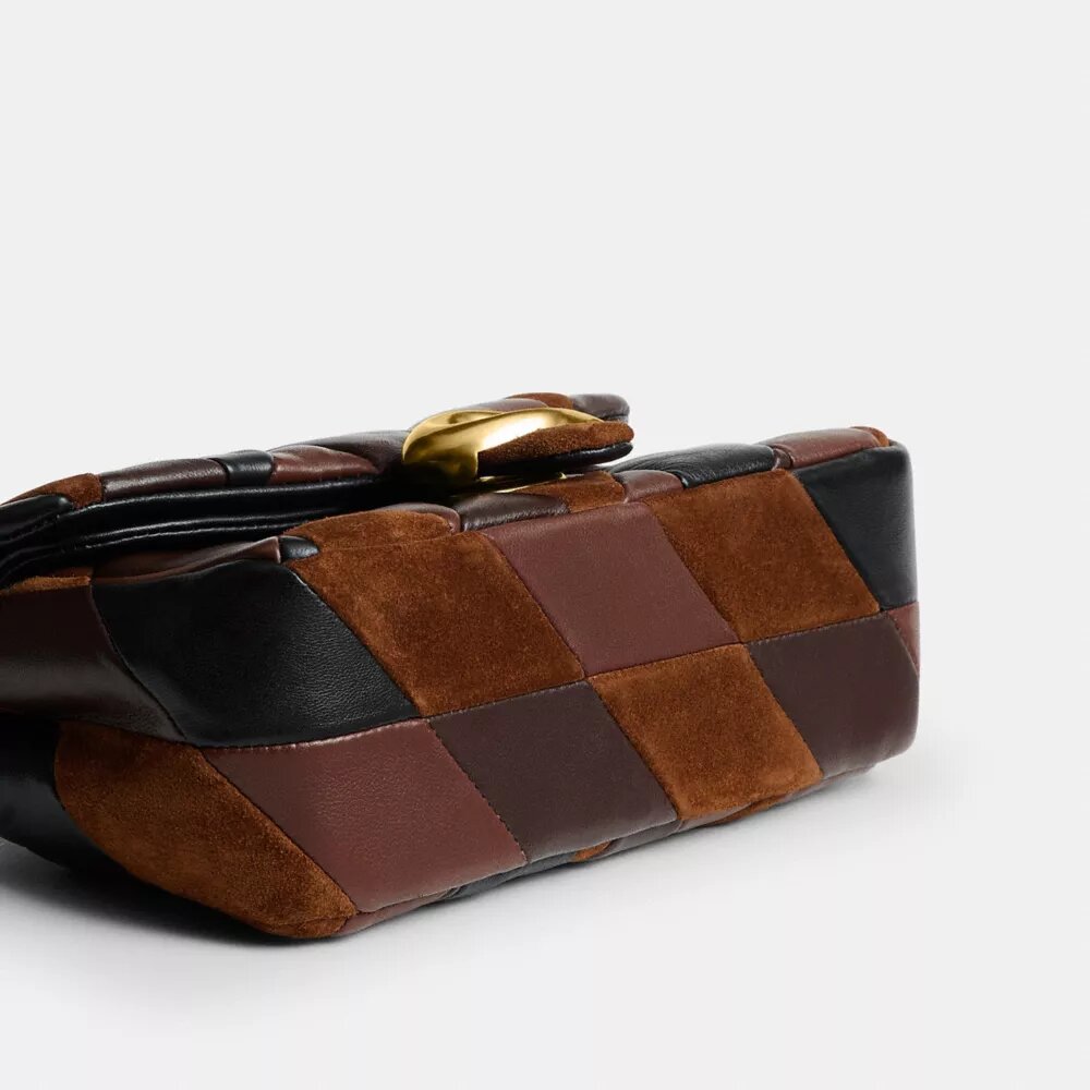 Borsa a spalla Tabby 20 con trapuntatura patchwork