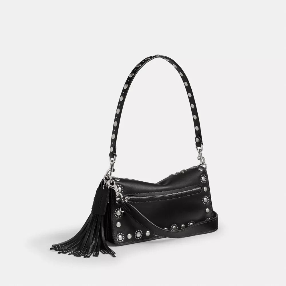 Borsa a spalla Tabby 26 con rivetti in stile western