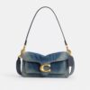Borsa a spalla Tabby 26 in denim di cotone rigenerato