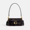 Borsa a spalla Tabby da 20 in pelle di vitello con stampa leopardata