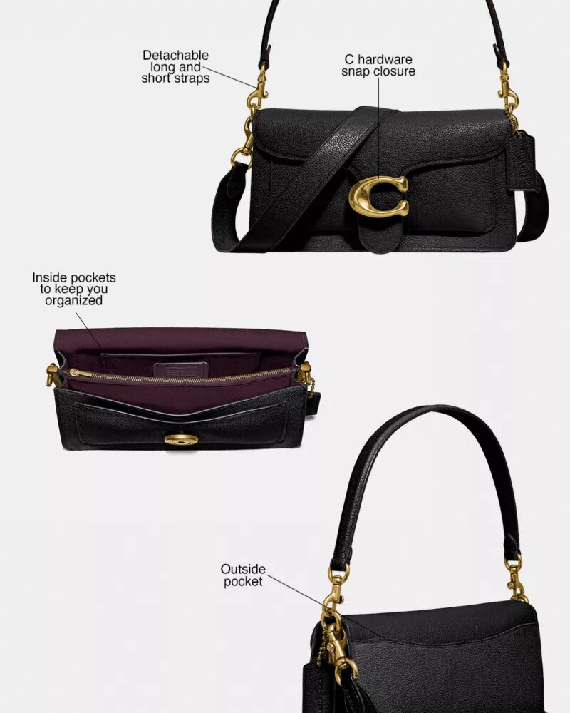 Borsa a spalla Tabby da 26 in Signature Canvas