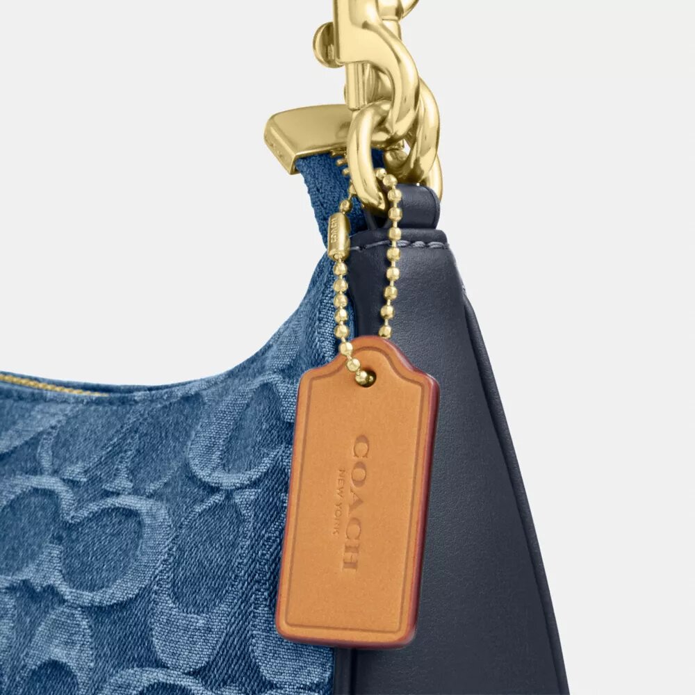 Borsa a spalla Teri in denim esclusivo