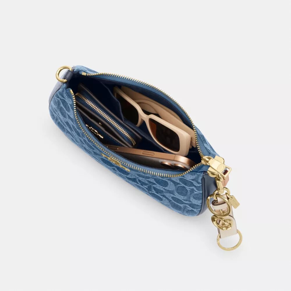 Borsa a spalla Teri in denim esclusivo