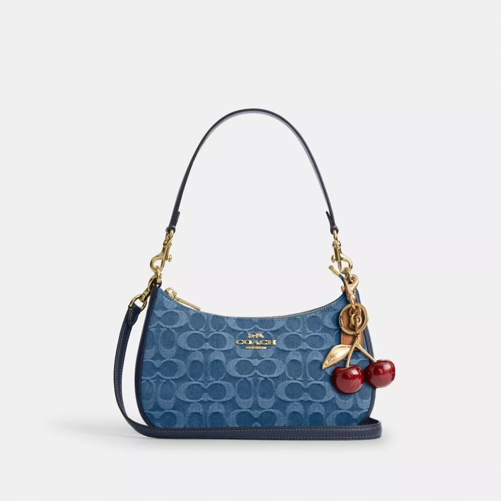 Borsa a spalla Teri in denim esclusivo