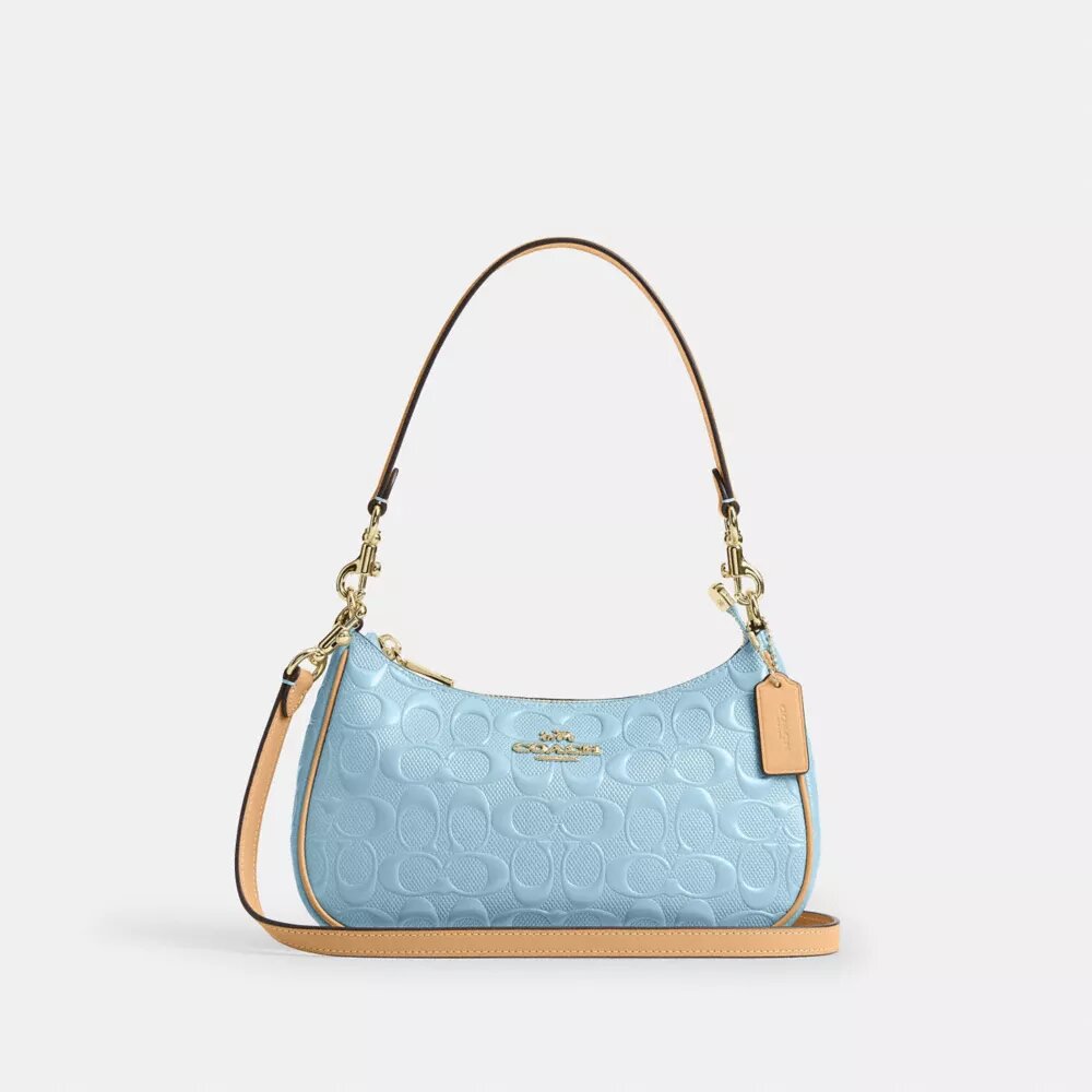 Borsa a spalla Teri in pelle Signature