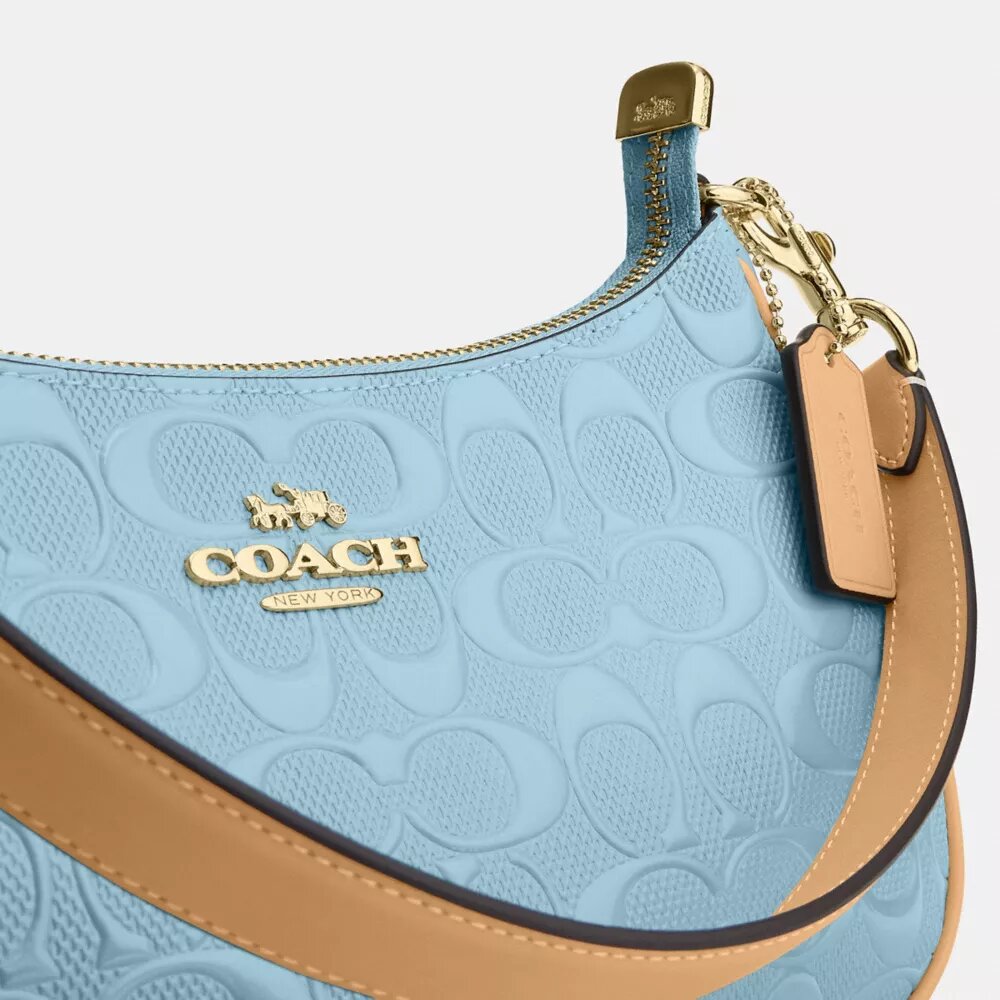 Borsa a spalla Teri in pelle Signature