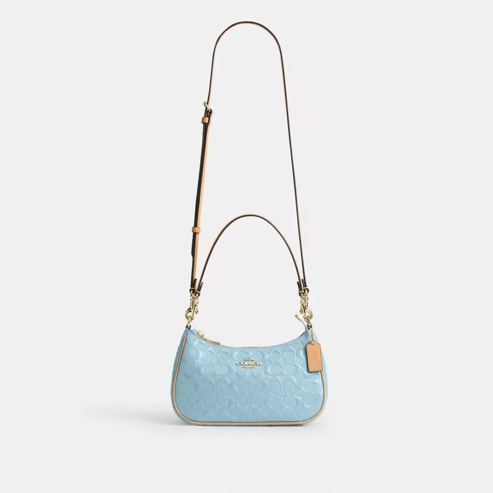 Borsa a spalla Teri in pelle Signature