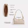 Borsa a spalla Teri in Signature Canvas