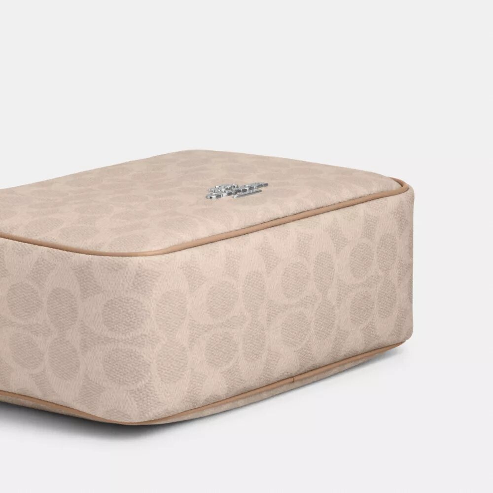 Borsa a tracolla Carey in Signature Canvas