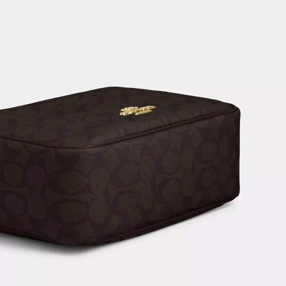Borsa a tracolla Carey in Signature Canvas