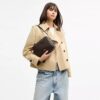 Borsa a tracolla Carey in Signature Canvas