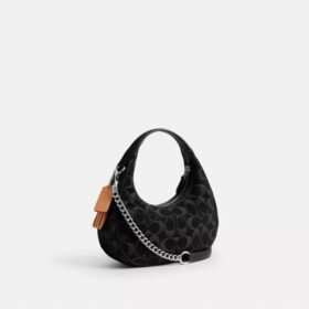Borsa a tracolla Carmen Mini in denim esclusivo