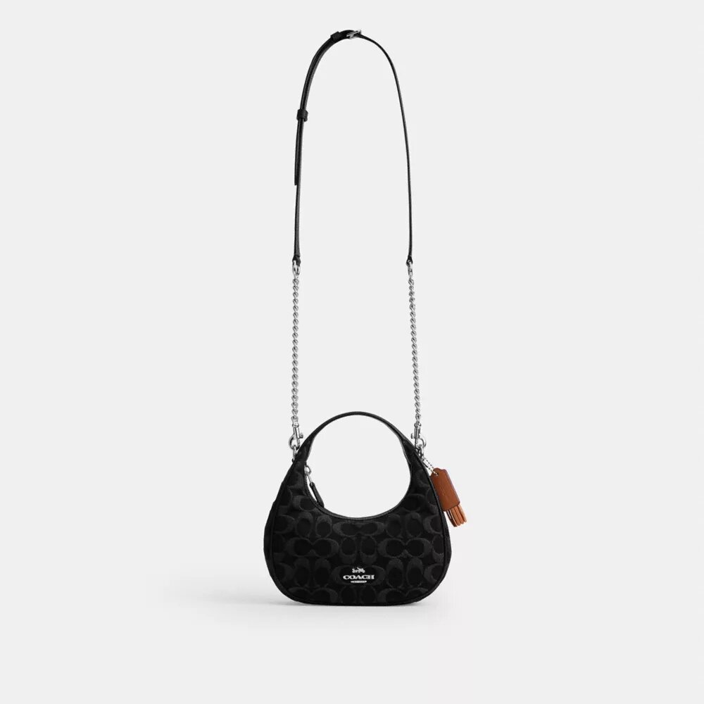 Borsa a tracolla Carmen Mini in denim esclusivo