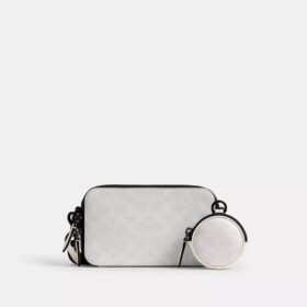 Borsa a tracolla Charter Slim in Signature Canvas