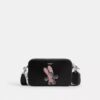 Borsa a tracolla Clinton con grafica floscia