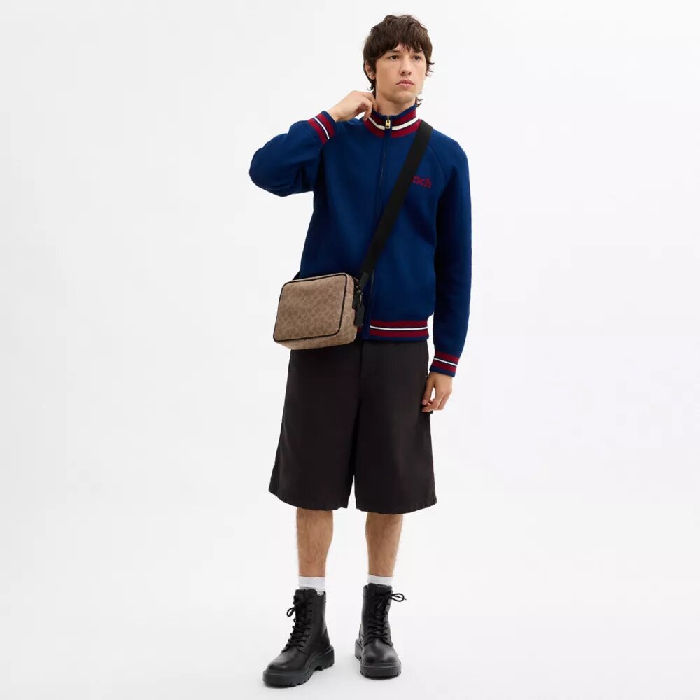 Borsa a tracolla Colton 25 in Signature Canvas