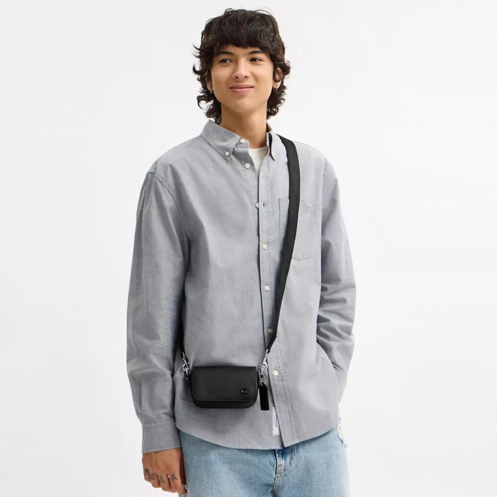 Borsa a tracolla con patta