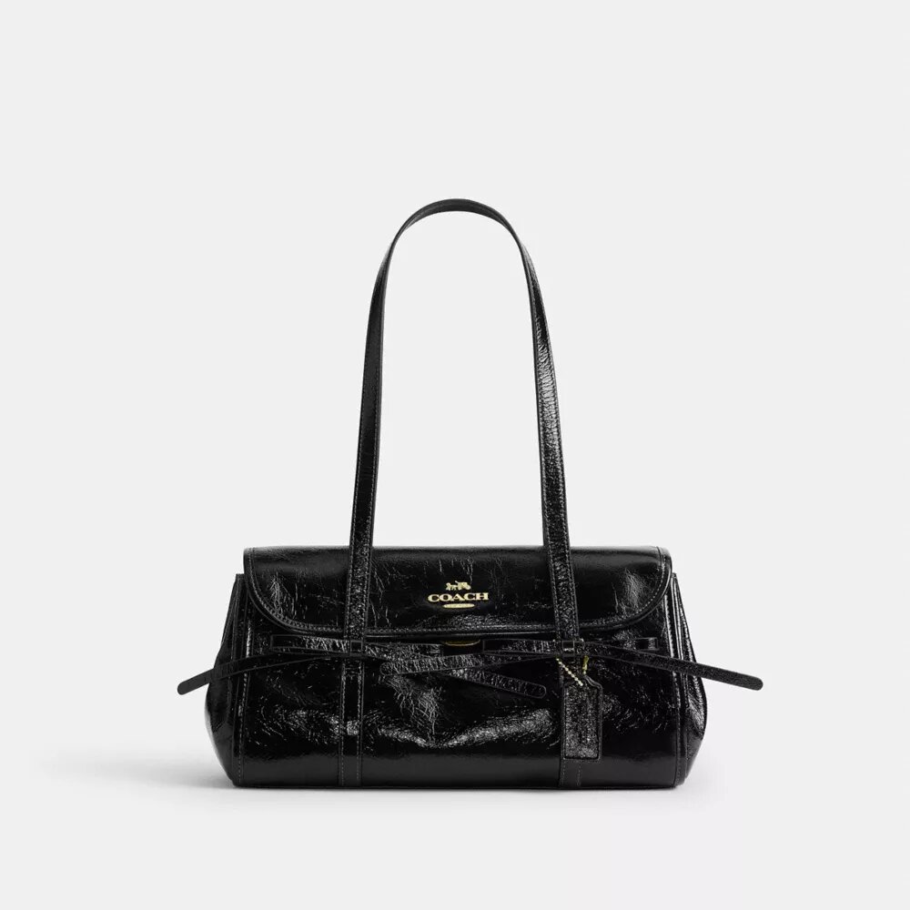 Borsa a tracolla con patta Bridget e fiocchi