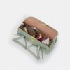 Borsa a tracolla con patta Bridget e fiocchi