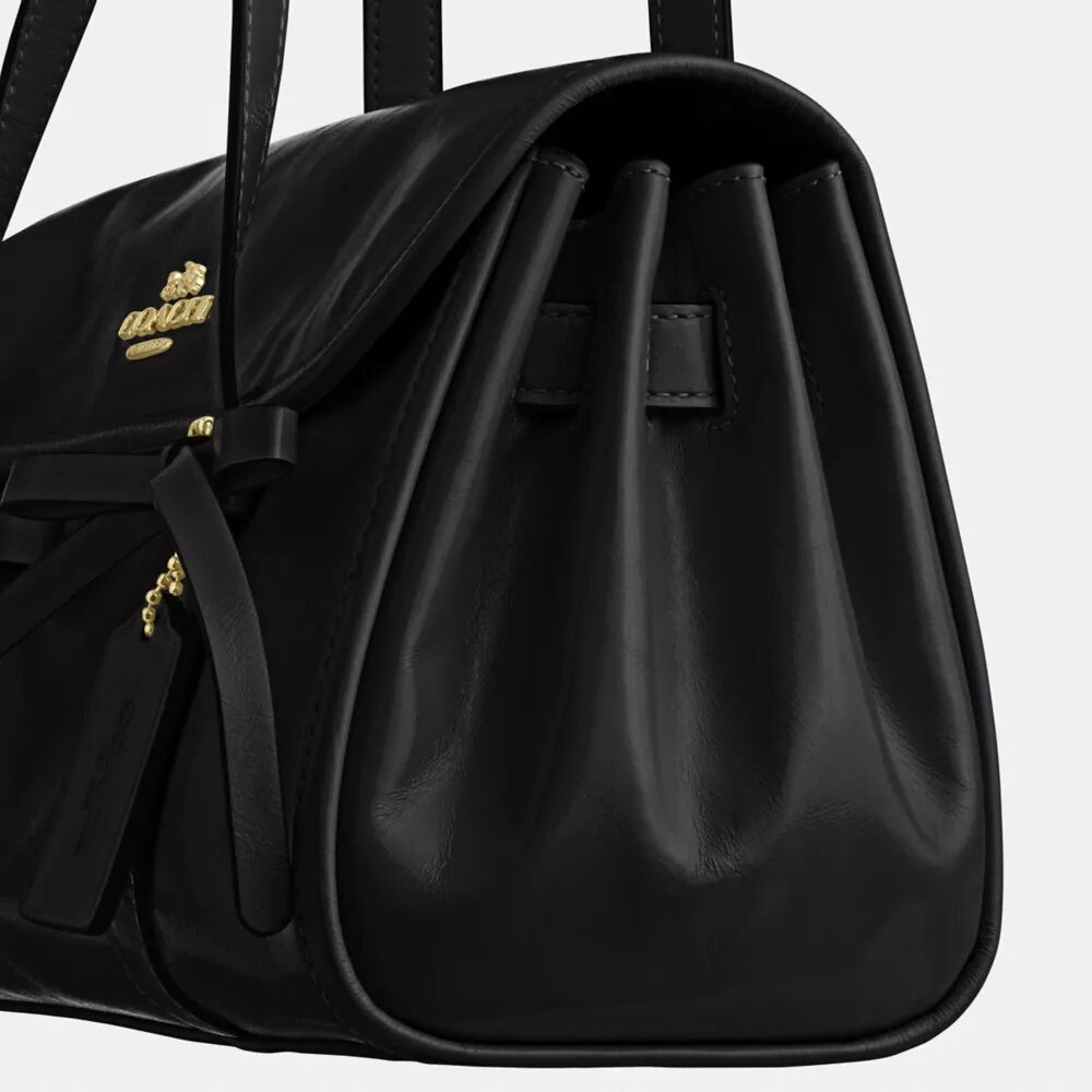 Borsa a tracolla con patta Bridget e fiocchi