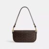Borsa a tracolla con patta Brook in Signature Canvas