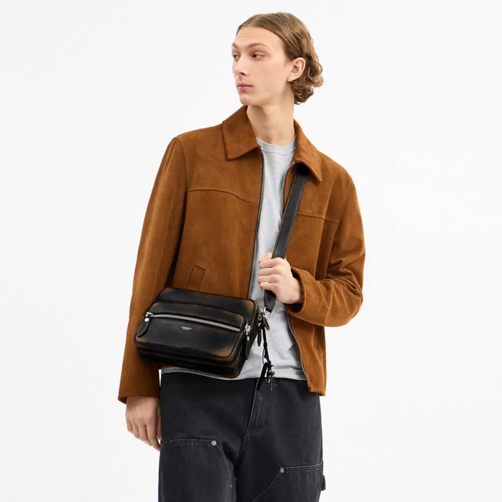 Borsa a tracolla Dakota in pelle "Loved"