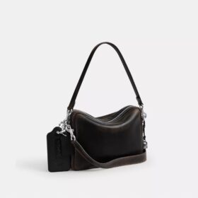 Borsa a tracolla Dakota in pelle “Loved” con ciondoli