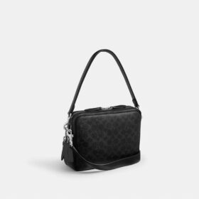 Borsa a tracolla Dakota in Signature Canvas