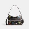 Borsa a tracolla Dakota per il decimo compleanno di Rexy in pelle "Loved" con stampa adesivi