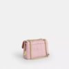 Borsa a tracolla Elodie 18 in denim effetto vissuto con trapuntatura