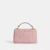 Borsa a tracolla Elodie 18 in denim effetto vissuto con trapuntatura