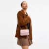 Borsa a tracolla Elodie 18 in denim effetto vissuto con trapuntatura