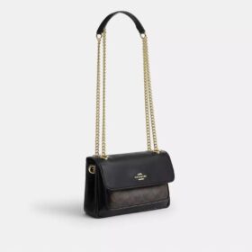 Borsa a tracolla Elodie 18 in Signature Canvas