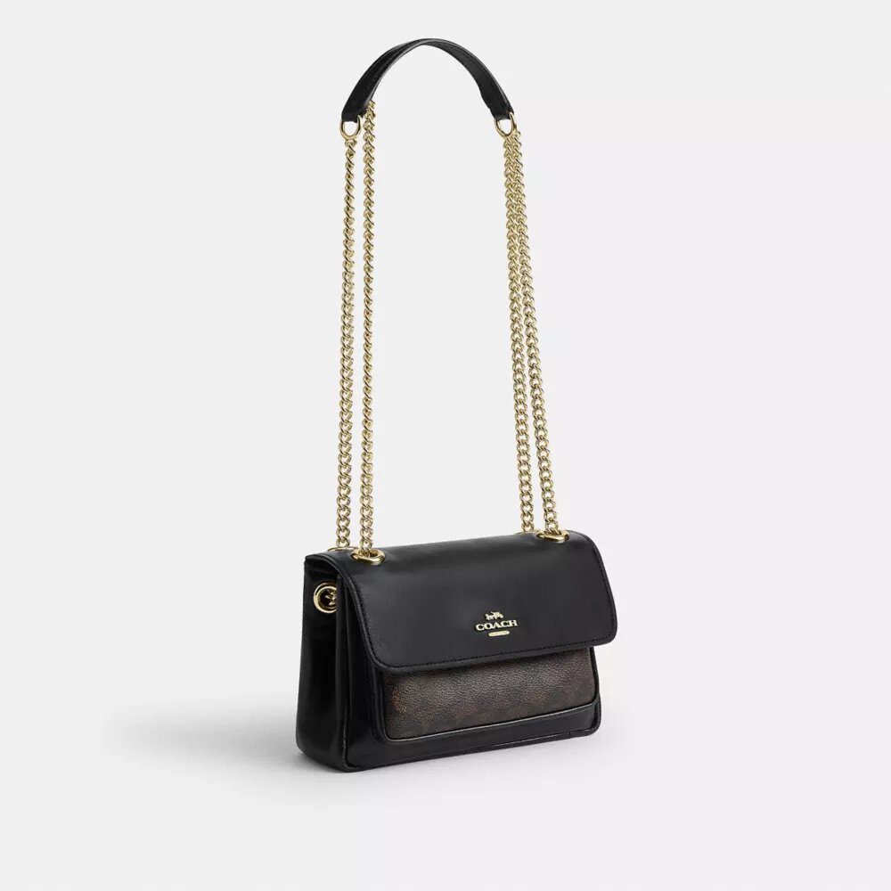 Borsa a tracolla Elodie 18 in Signature Canvas