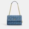 Borsa a tracolla Elodie in cotone rigenerato con trapuntatura