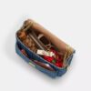 Borsa a tracolla Elodie in cotone rigenerato con trapuntatura