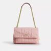 Borsa a tracolla Elodie in denim "Loved" con trapuntatura