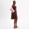 Borsa a tracolla Elodie in denim "Loved" con trapuntatura