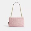 Borsa a tracolla Elodie in denim "Loved" con trapuntatura
