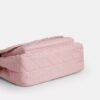 Borsa a tracolla Elodie in denim "Loved" con trapuntatura