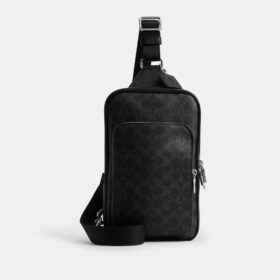 Borsa a tracolla Felix in Signature Canvas