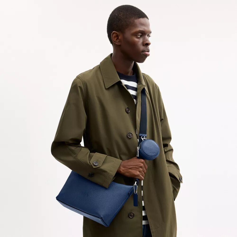 Borsa a tracolla Finn piccola con pochette