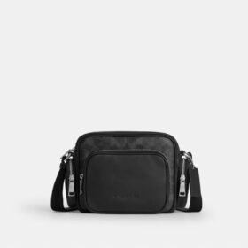 Borsa a tracolla Fletcher in Signature Canvas